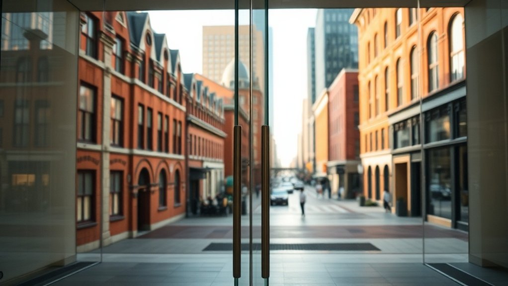 Glass Doors Ashley Green